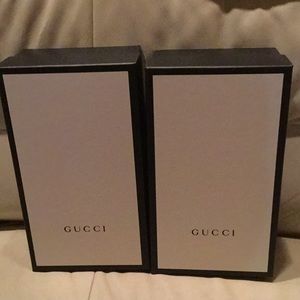 2 Gucci shoe boxes for heels flats sneakers